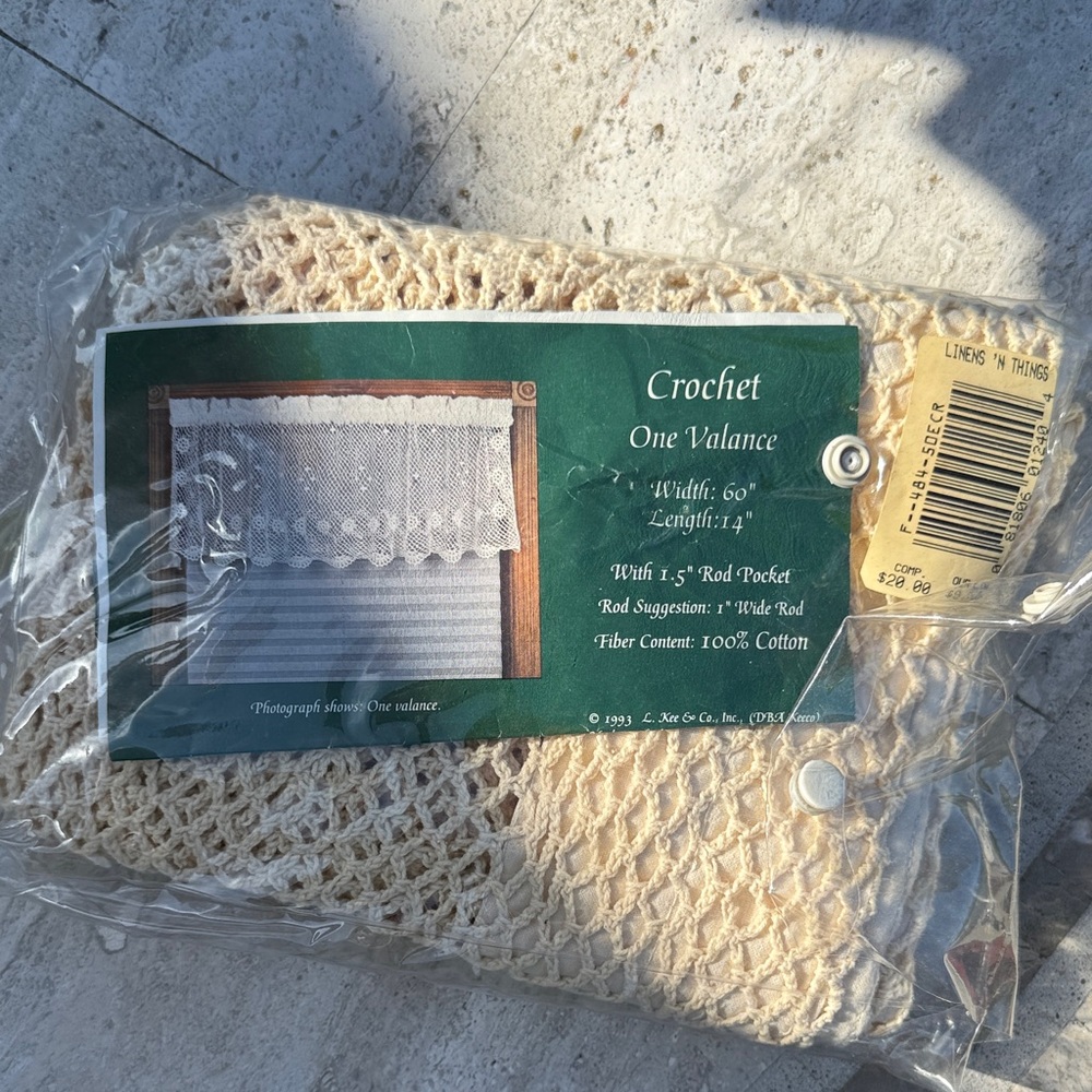 Crochet Lace Valance